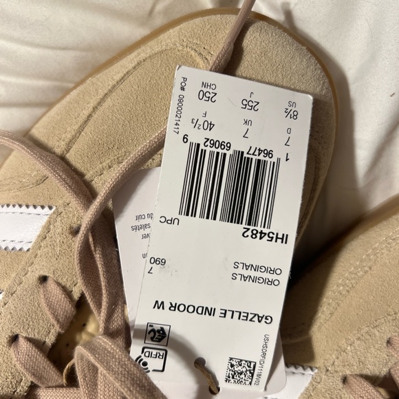 Adidas Women’s Gazelle Magic Beige Gum bottoms Size 8.5 - Picture 11 of 11
